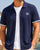 Sergio Tacchini Poloshirt mit durchgehendem Knopf, Marineblau