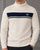 Sergio Tacchini Masters Rollkragenstrick Ecru Navy