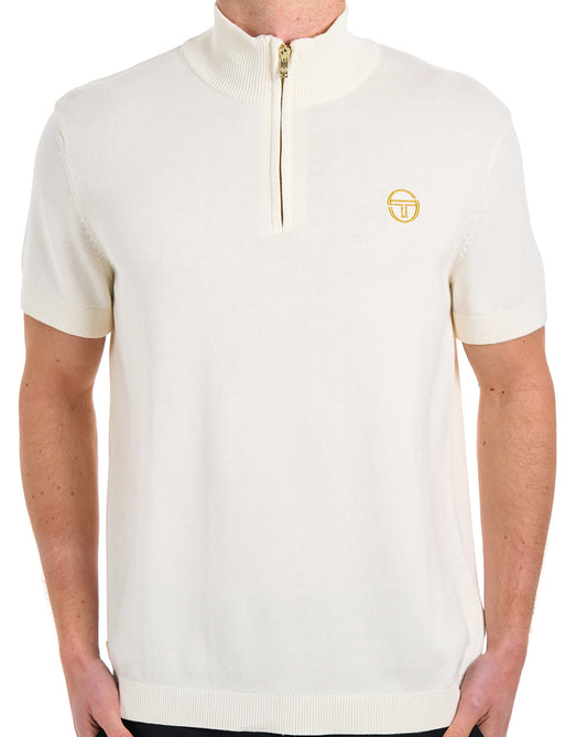 Sergio Tacchini Sergio Tacchini Daytone 1/4 Zip Knit Gardenia