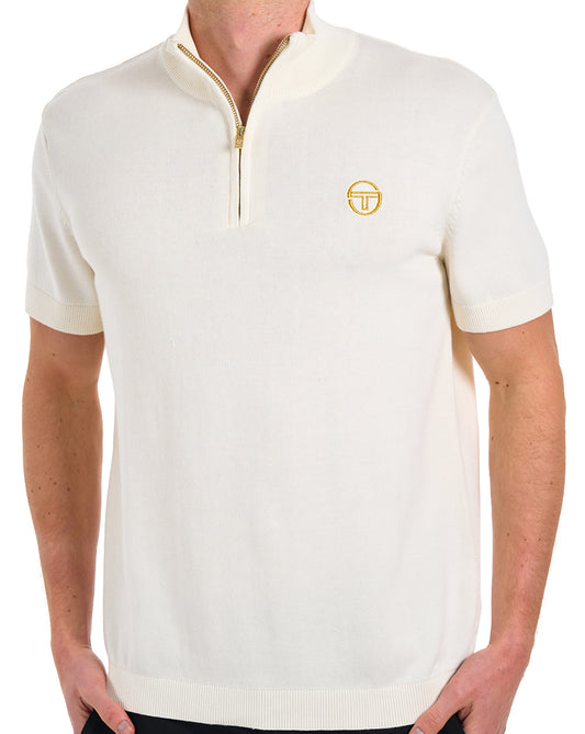 Sergio Tacchini Sergio Tacchini Daytone 1/4 Zip Knit Gardenia