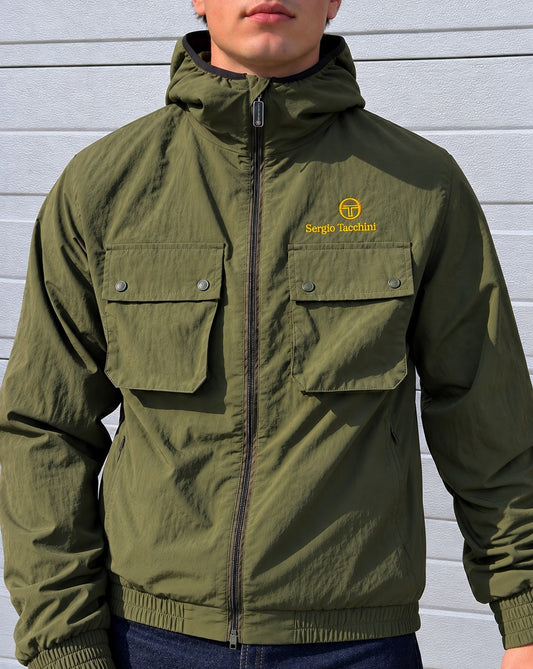 Sergio Tacchini Sergio Tacchini Terrace Pocket Jacke Oliv