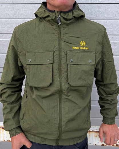 Sergio Tacchini Terrace Pocket Jacke Oliv