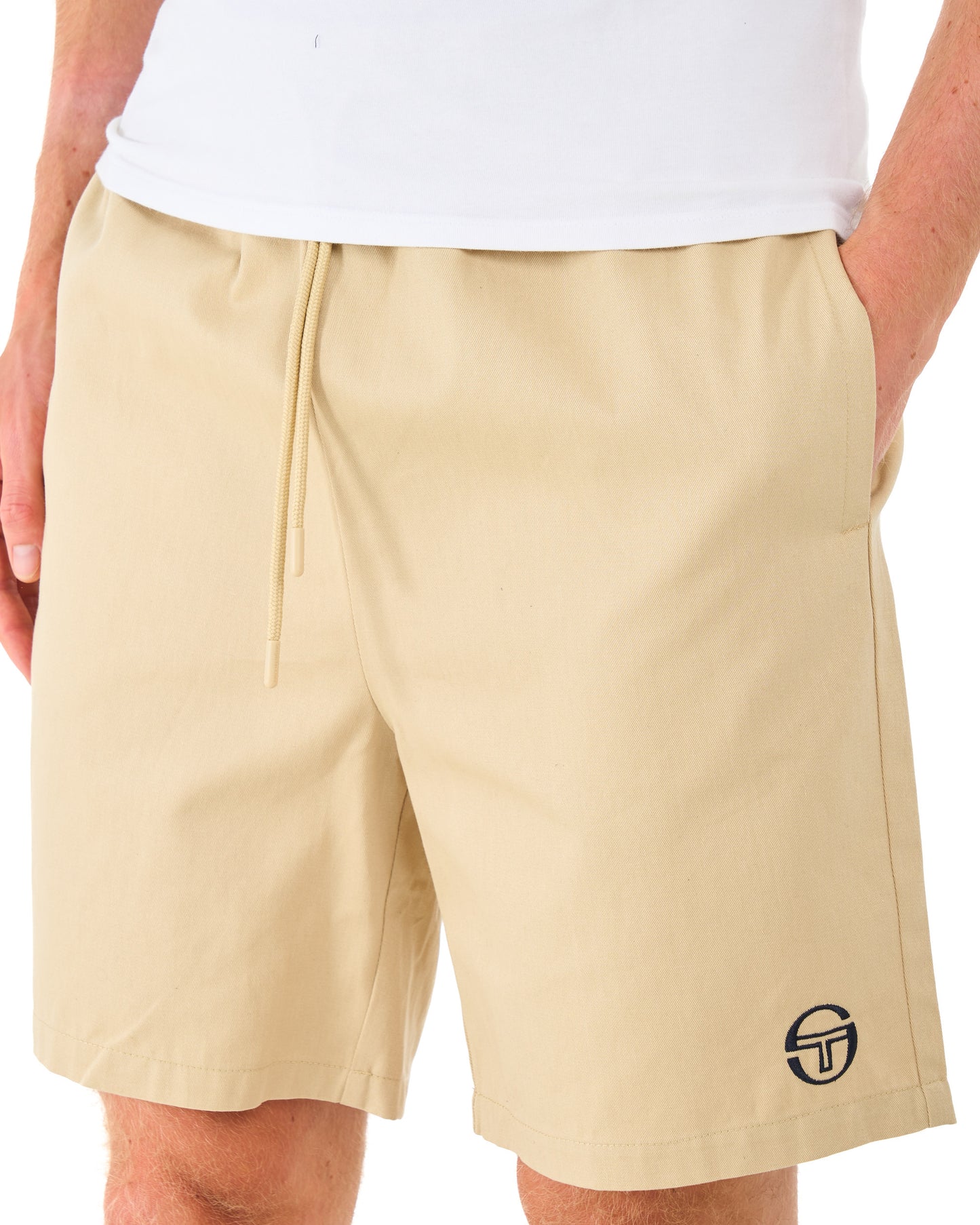 Sergio Tacchini Drawstring Chino Shorts Sand