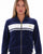 Sergio Tacchini Collars Velour Track Top Navy Gardenia