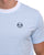Sergio Tacchini Falcao Stripe T Shirt White/Clear Sky