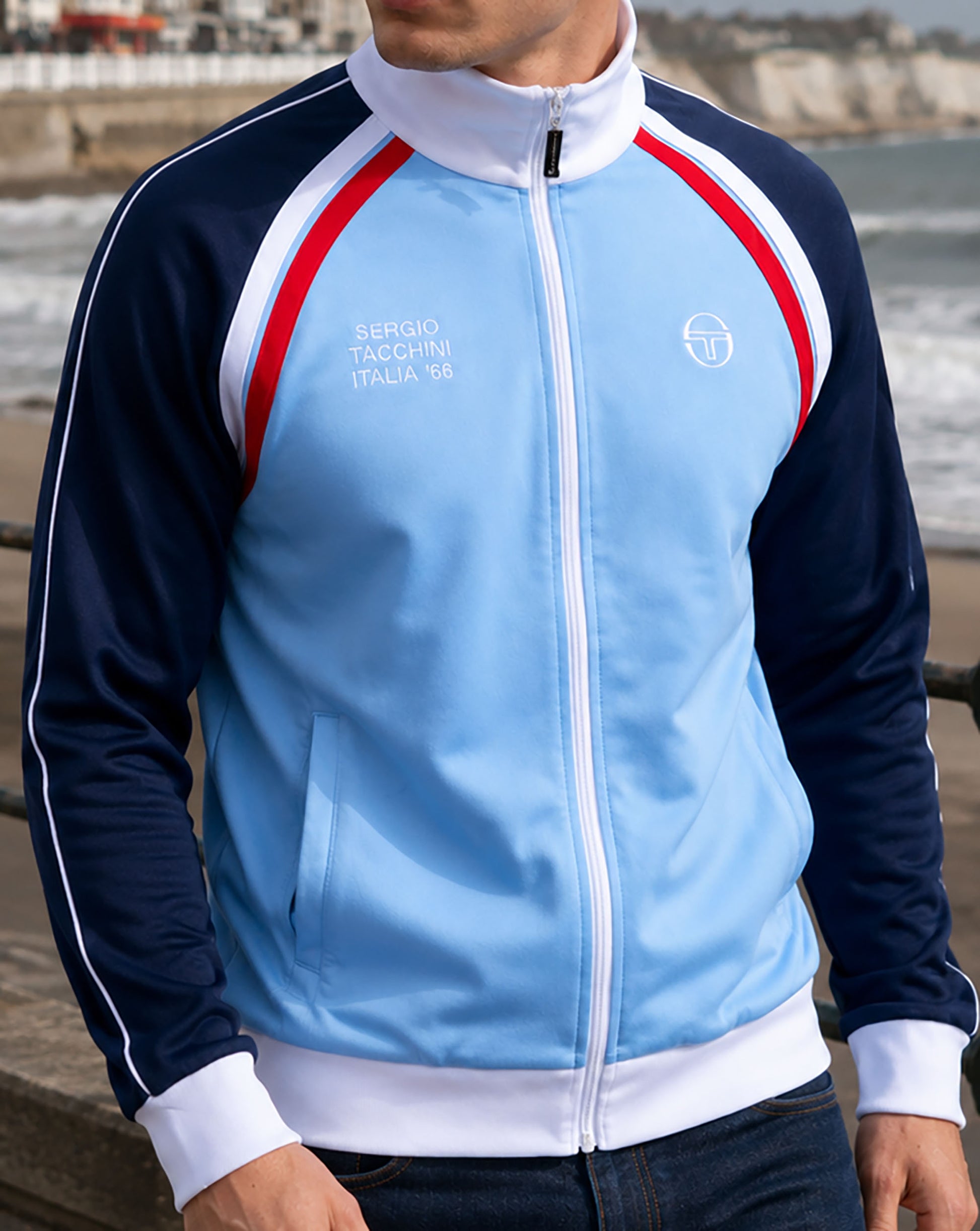 Sergio Tacchini Ghibli Davis Track Top Himmelblau / Marineblau