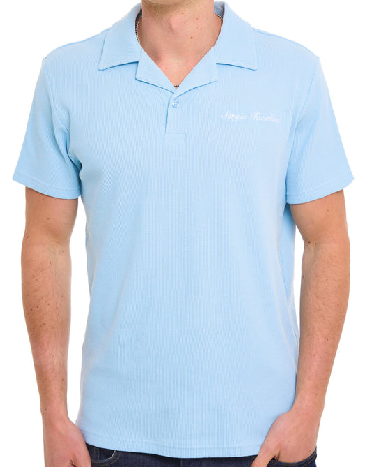Sergio Tacchini Sergio Tacchini Revere Collar Polo Sky