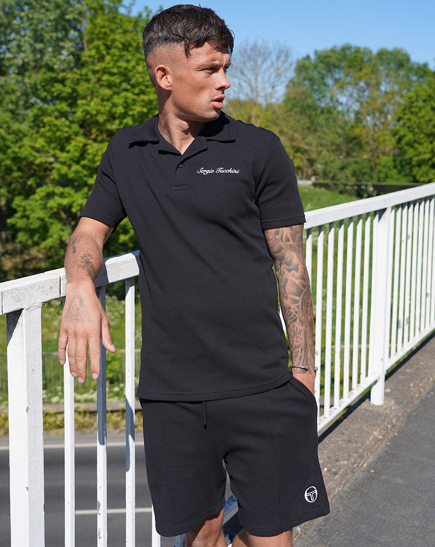 Sergio Tacchini Court Shorts Schwarz