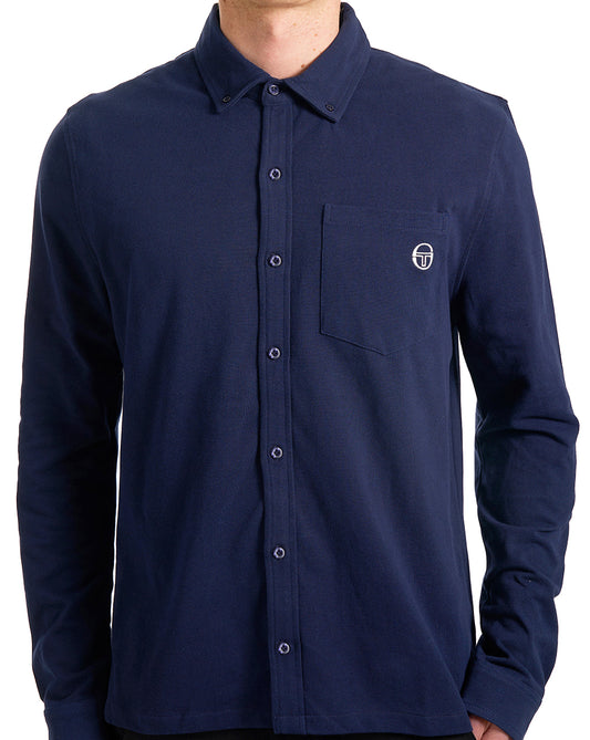 Sergio Tacchini Sergio Tacchini Lanz Piqué-Hemd Marineblau