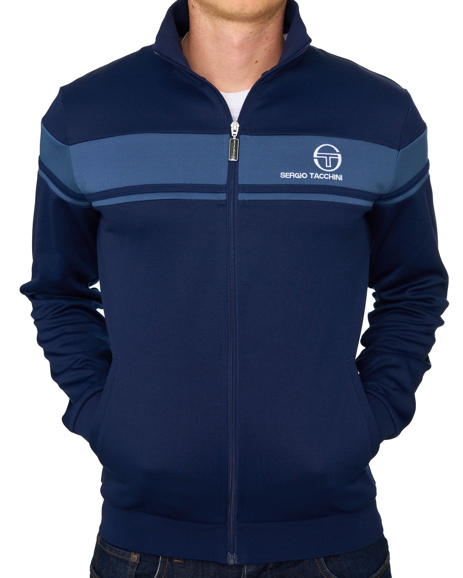 Sergio Tacchini Masters Track Top Navy Blue/Vintage Indigo
