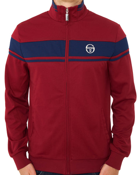 Sergio Tacchini Masters Track Top Merlot/Navy Blue