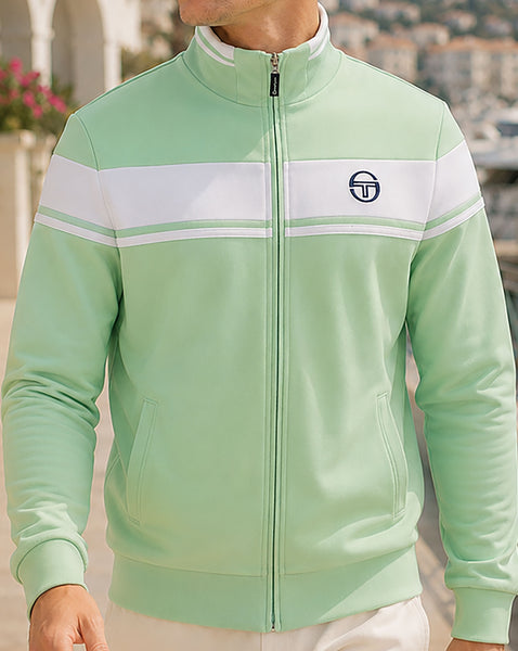Sergio Tacchini Masters Track Top Grün/Gardenia