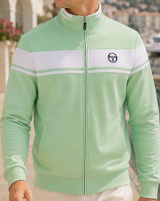 Sergio Tacchini Sergio Tacchini Masters Track Top Grün/Gardenia