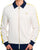 Sergio Tacchini Monte Velour Track Top Gardenia/Navy Blue