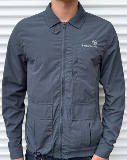 Sergio Tacchini Notte Nylon Jacket Dark Grey
