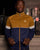 Sergio Tacchini Orion Track Top Golden Brown/Navy