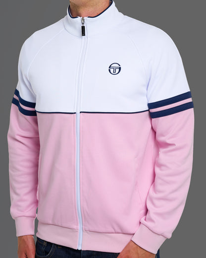 Sergio Tacchini Orion Trainingsjacke Pink/Weiß