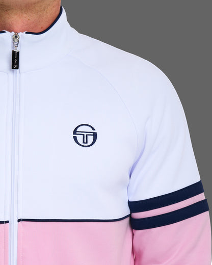 Sergio Tacchini Orion Trainingsjacke Pink/Weiß