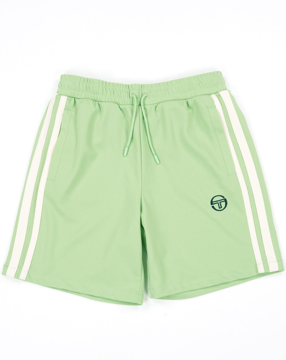 Sergio Tacchini Striped Casual Shorts Green/Gardenia