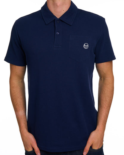 Sergio Tacchini Pitch Pocket Polo Marineblau