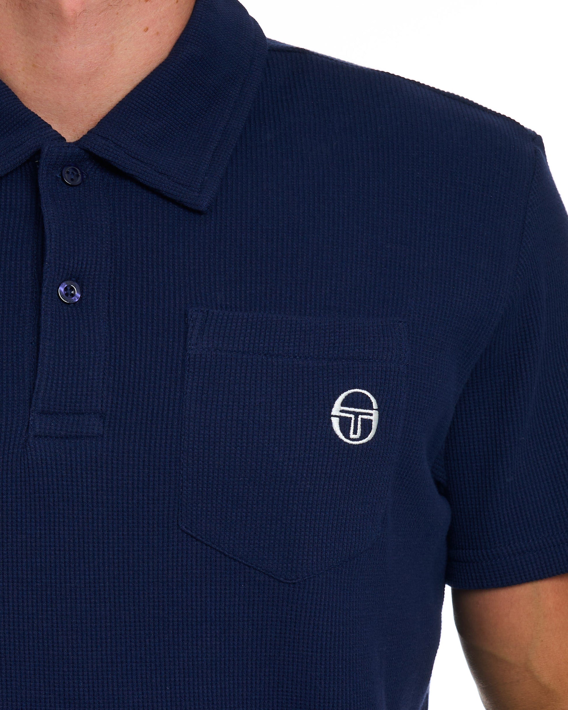 Sergio Tacchini Pitch Pocket Polo Marineblau