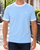 Sergio Tacchini Pro Ringer T Shirt Sky Blue/White