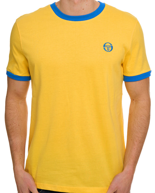 Sergio Tacchini Sergio Tacchini Pro Ringer T-Shirt Gelb/Blau