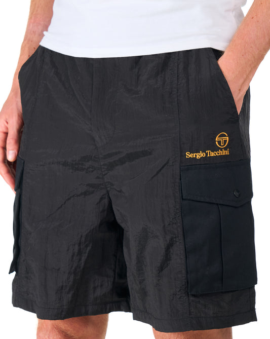 Sergio Tacchini Sergio Tacchini Santino Cargo-Shorts Schwarz