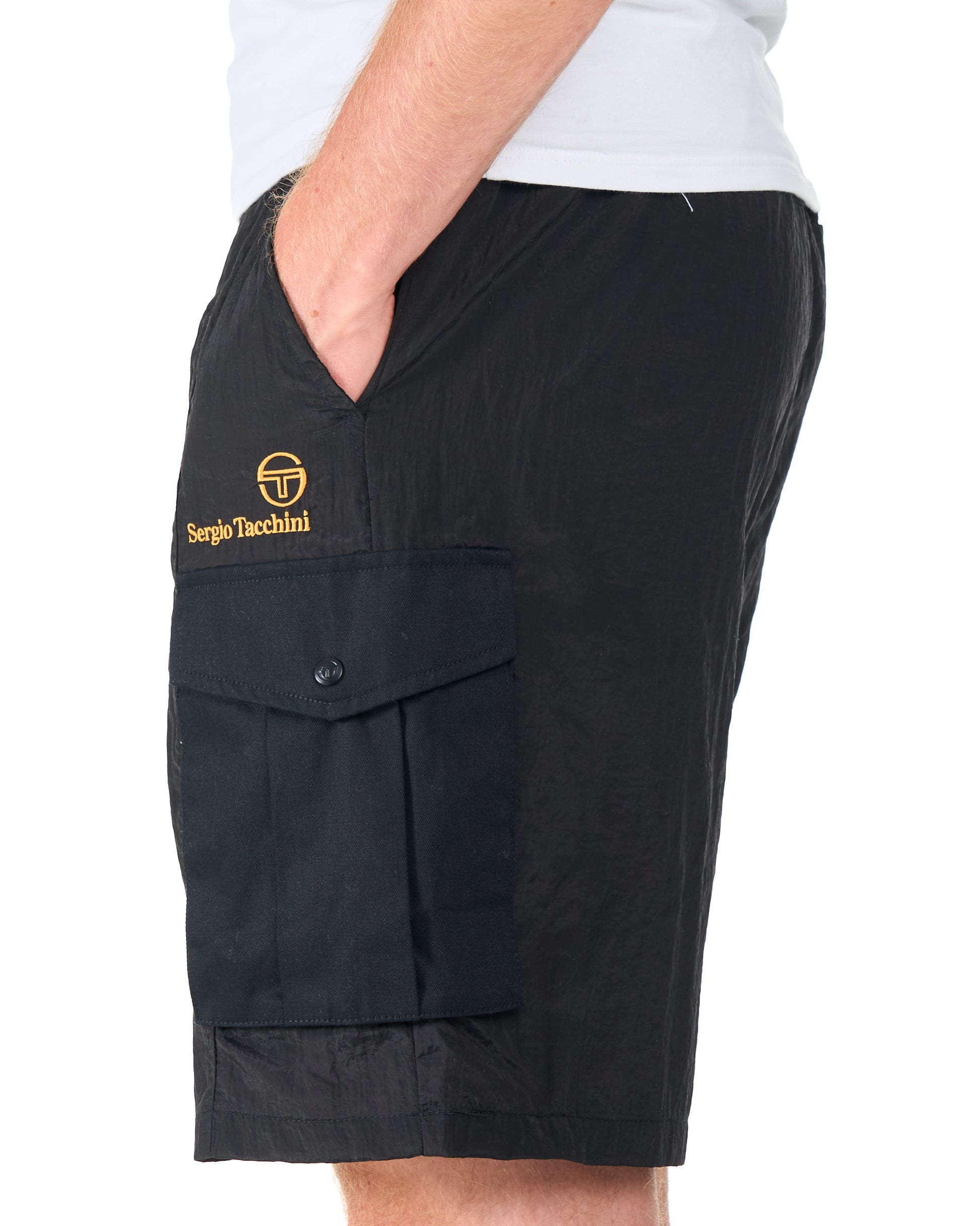 Sergio Tacchini Santino Cargo-Shorts Schwarz