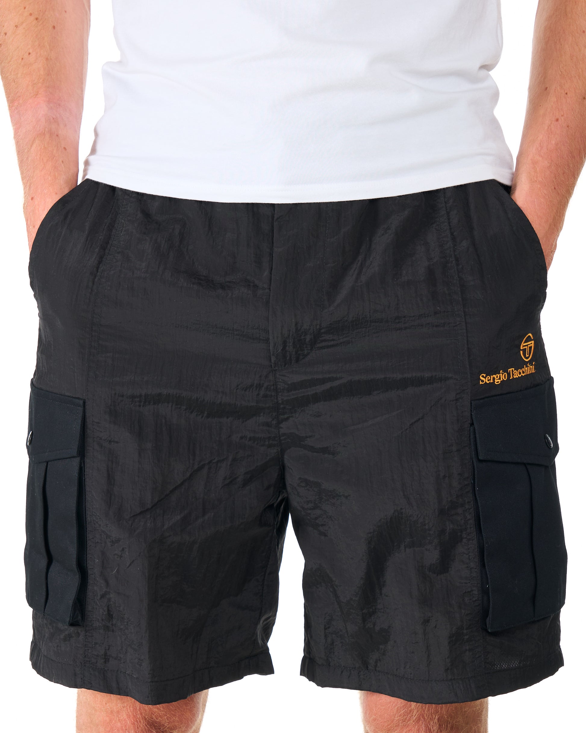 Sergio Tacchini Santino Cargo-Shorts Schwarz