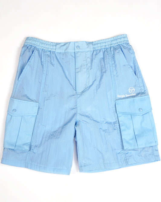 Sergio Tacchini Sergio Tacchini Santino Cargo Shorts Sky Blue/White