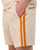 Sergio Tacchini Striped Casual Shorts Sand/Orange