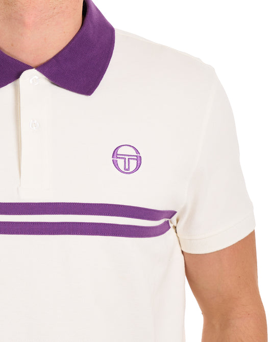 Sergio Tacchini Sergio Tacchini Supermac Poloshirt Gardenia/Lila