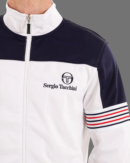 Sergio Tacchini Wilander Trainingsjacke Weiß Marineblau