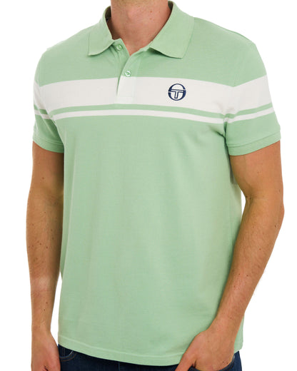 Sergio Tacchini Young Line Poloshirt Grün/Gardenia