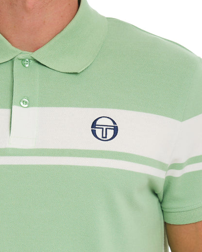 Sergio Tacchini Young Line Poloshirt Grün/Gardenia