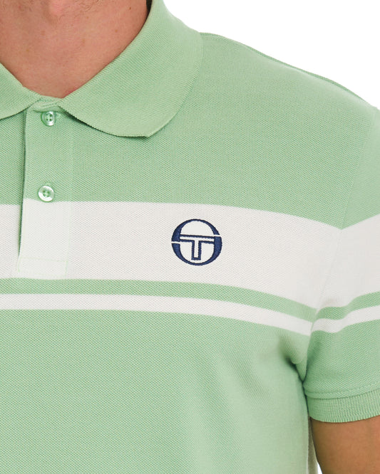 Sergio Tacchini Sergio Tacchini Young Line Poloshirt Grün/Gardenia