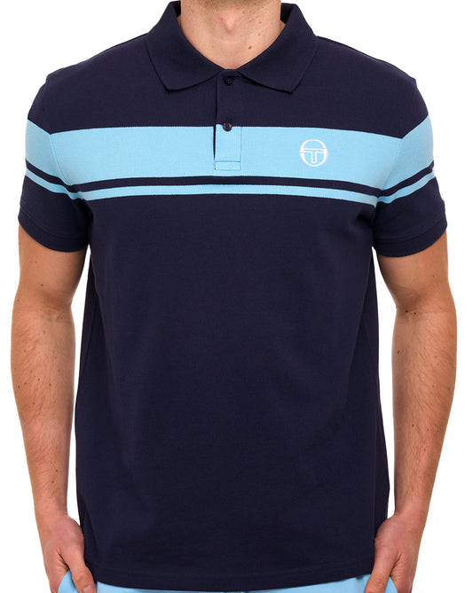 Sergio Tacchini Sergio Tacchini Young Line Poloshirt Marineblau/Ostsee