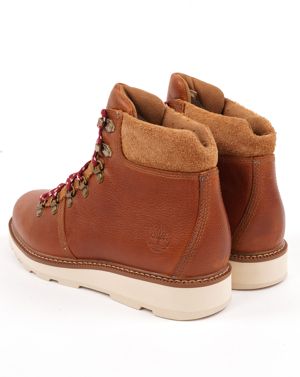 Timberland Britton Mills Mid Lace Waterproof Boot Rust Full Grain