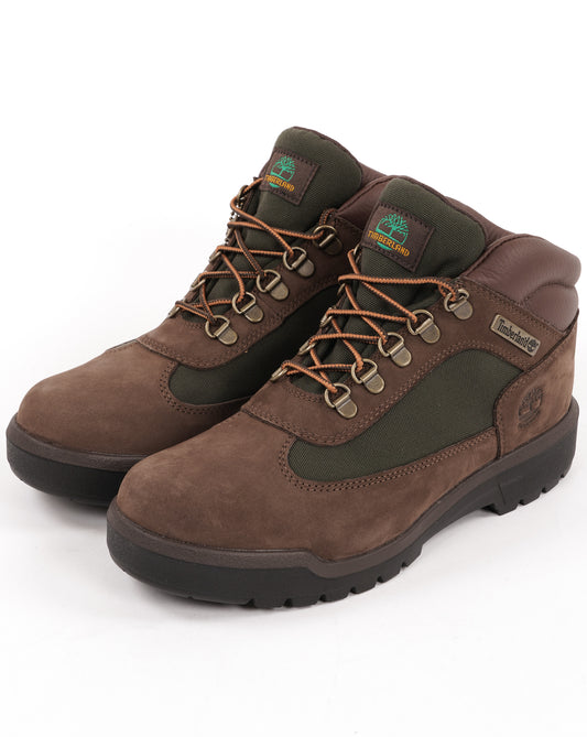 Timberland Timberland Mid Lace Field Boot Dark Brown Nubuck