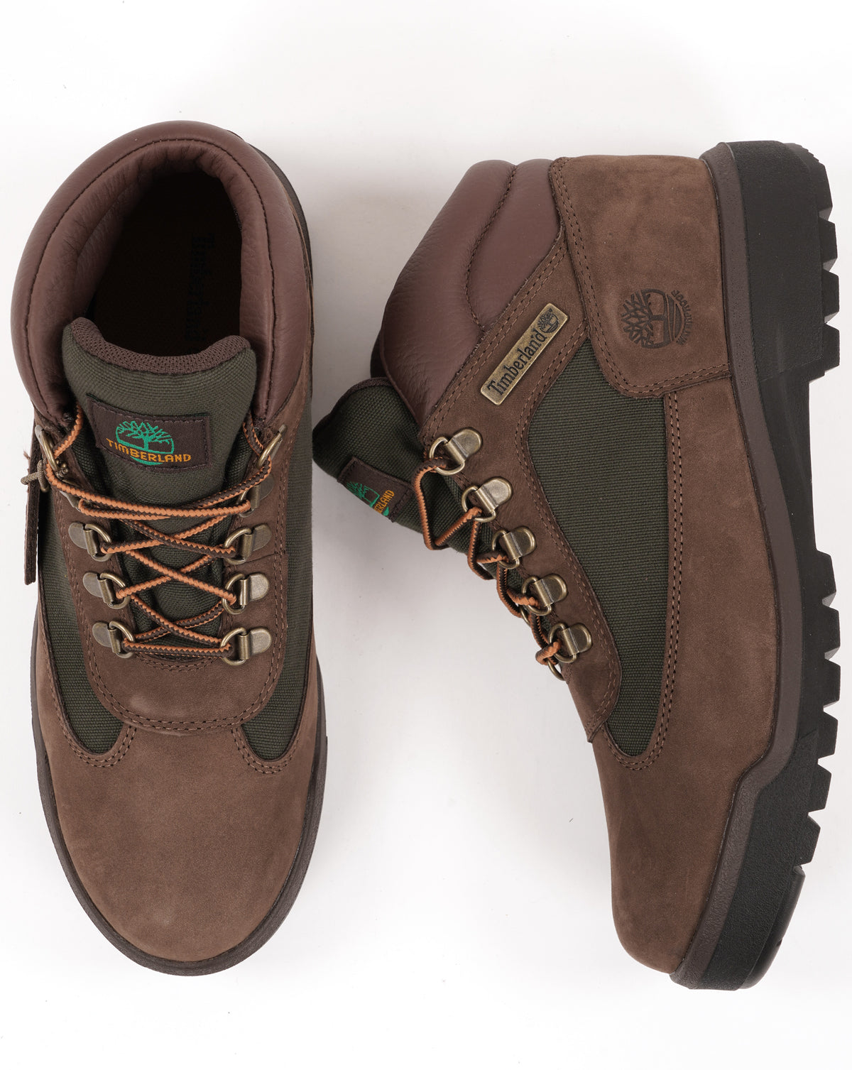 Timberland Mid Lace Field Boot Dark Brown Nubuck