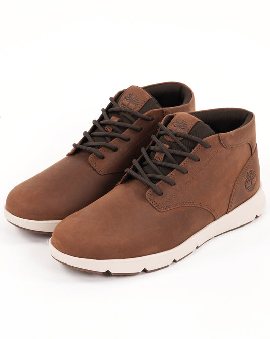 Timberland Timberland Parker Street Mid Lace Boot Rust Full Grain