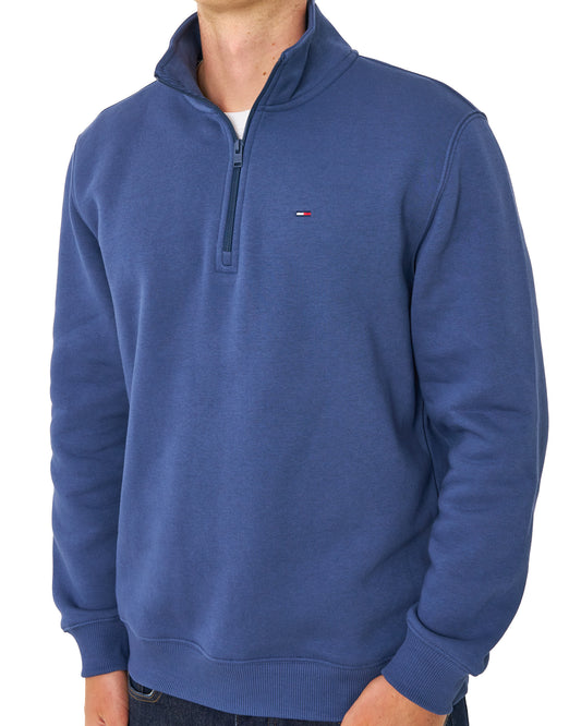 Tommy Hilfiger Tommy Jeans 1/4 Zip Neck Sweat Basic Navy