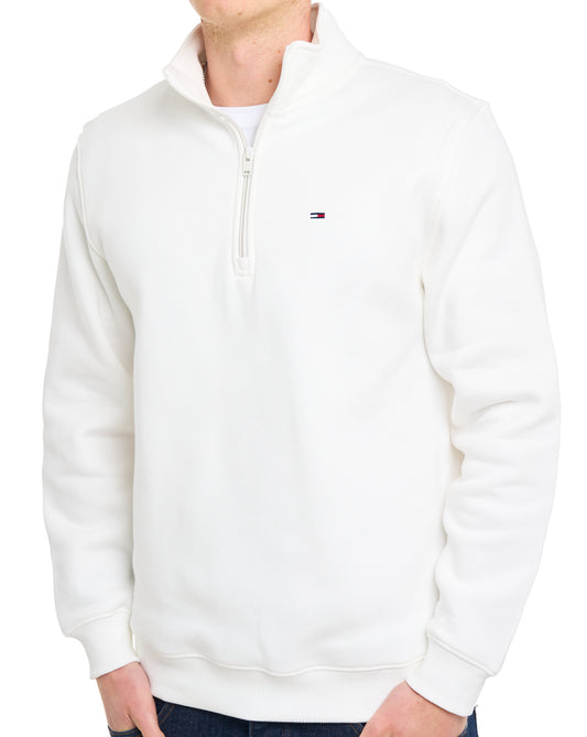 Tommy Jeans Tommy Jeans Sweatshirt mit 1/4-Reißverschluss, Ecru