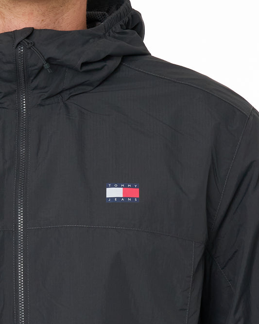 Tommy Hilfiger Tommy Jeans Chicago Packable Jacket Washed Black