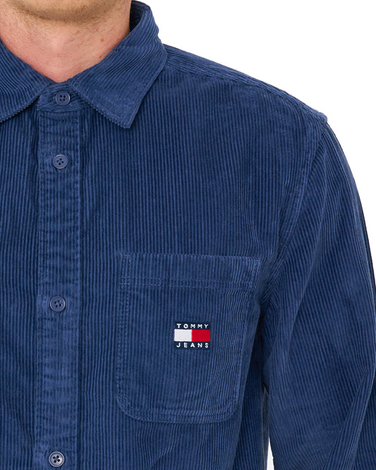 Tommy Hilfiger Tommy Jeans Corduroy Shirt Basic Navy
