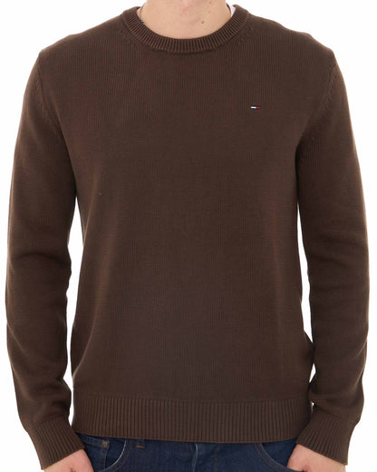 Tommy Jeans Essential Crew Jumper Hemlock Brown