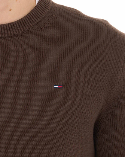 Tommy Jeans Essential Crew Jumper Hemlock Brown