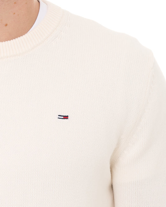 Tommy Jeans Tommy Jeans Essential Crew Jumper Off White