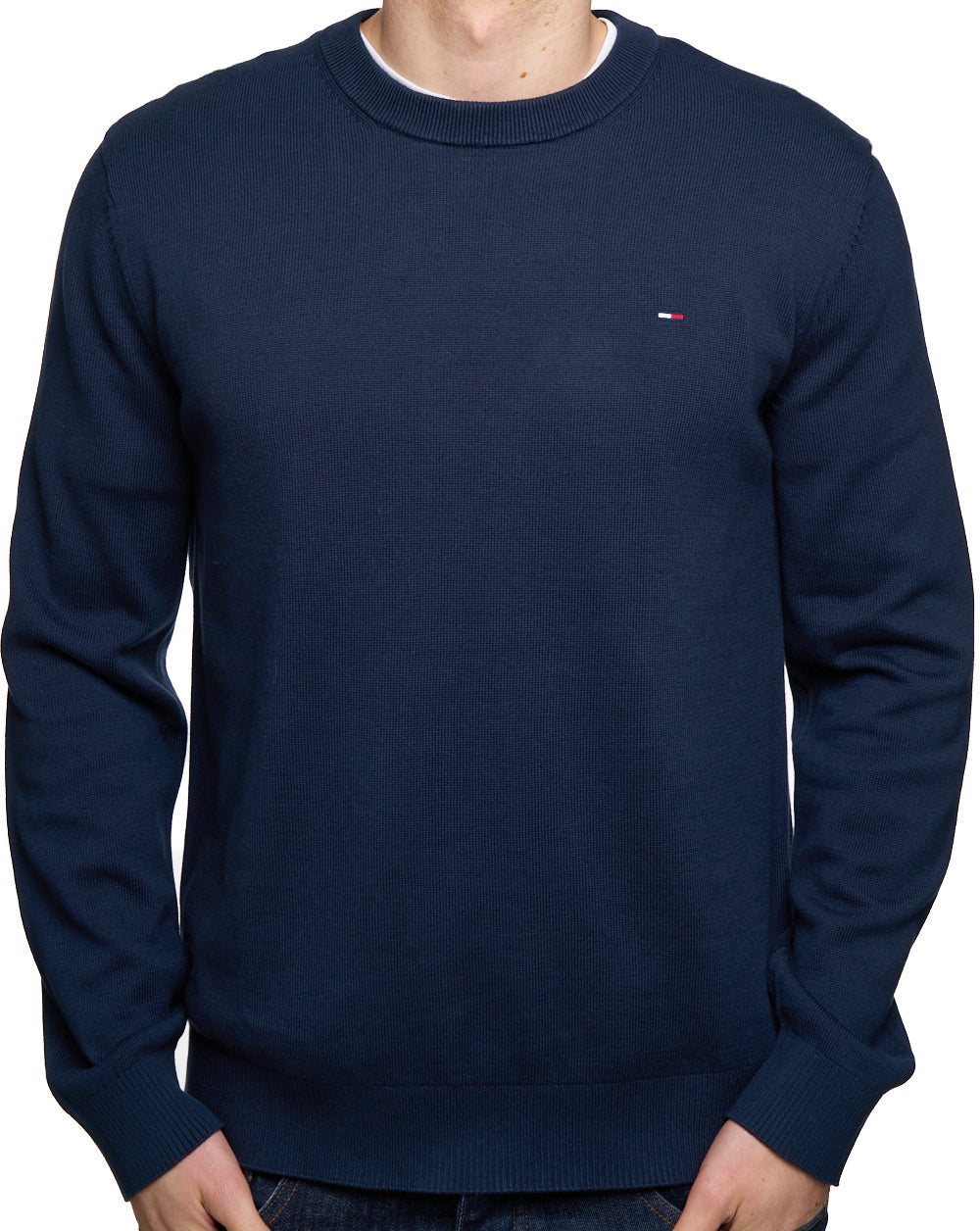 Tommy Jeans Flag Lightweight Jumper Dark Navy